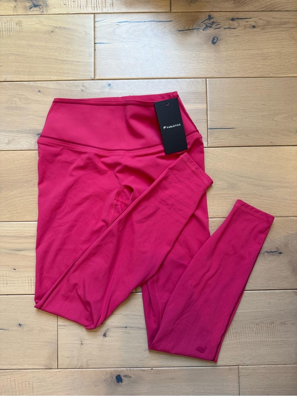 Fabletics' High-Waisted Pink Leggings